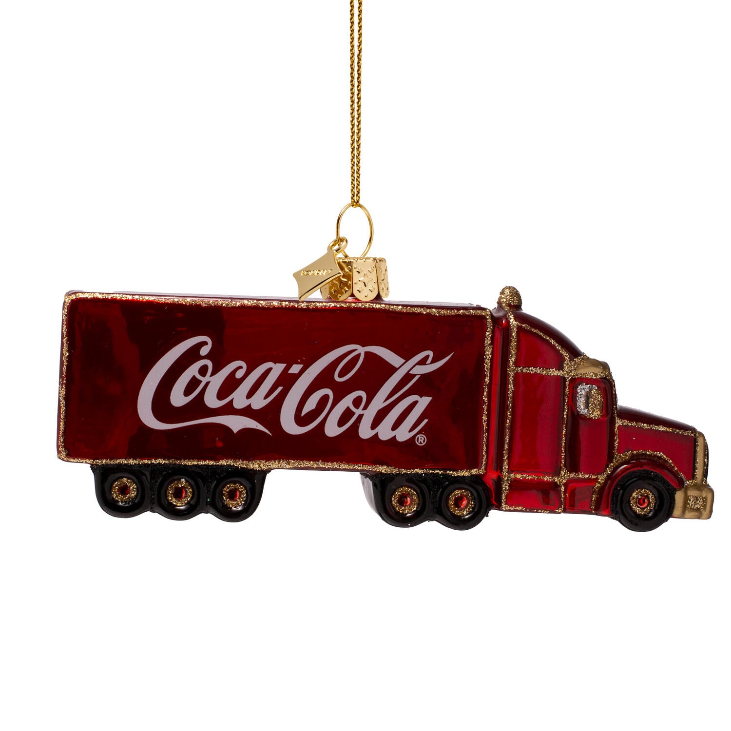 Coca Cola lastbil juleophæng - H5,5 cm